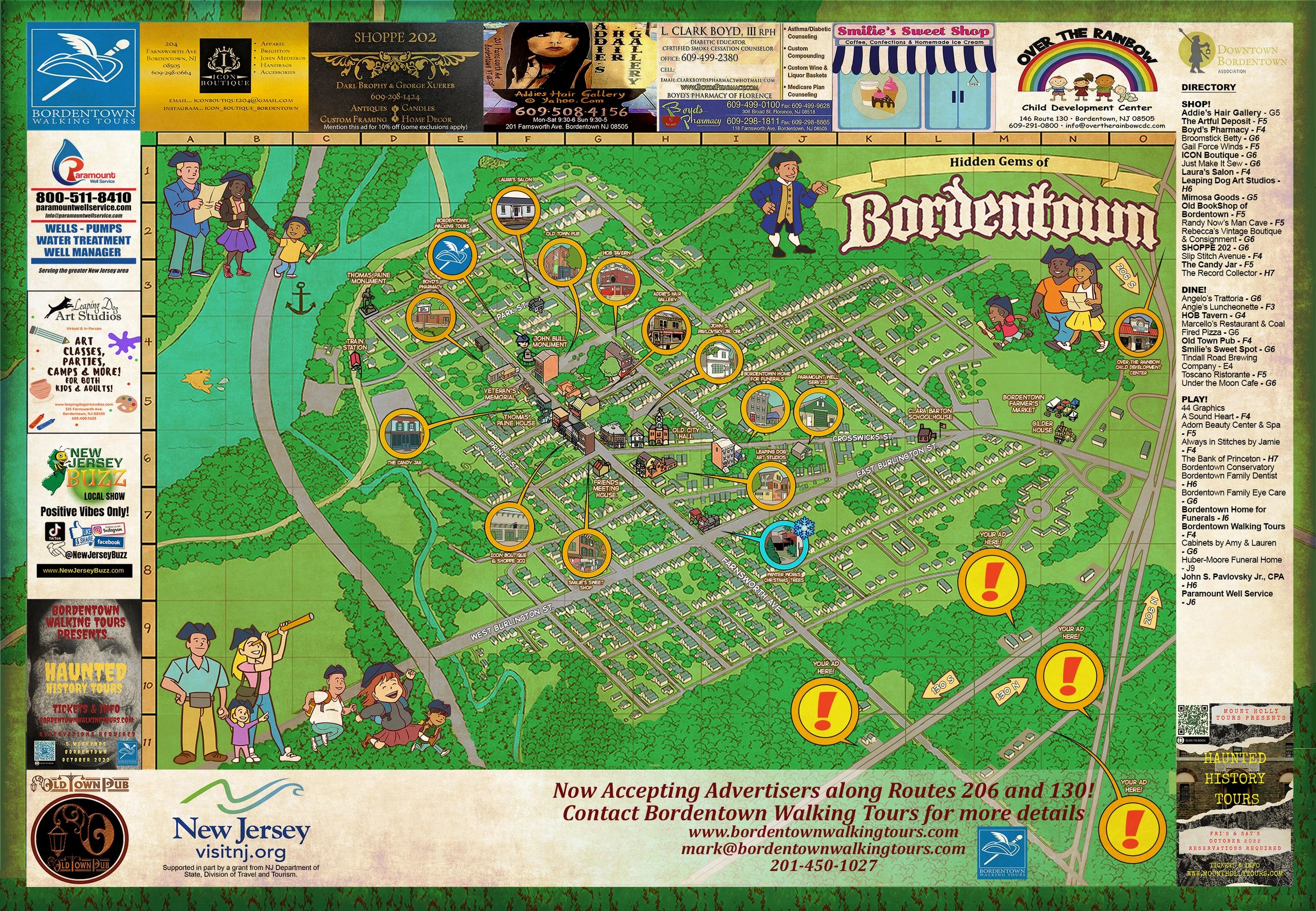 Bordentown Walking Tours Walking Tour Guide, Historical Sightseeing